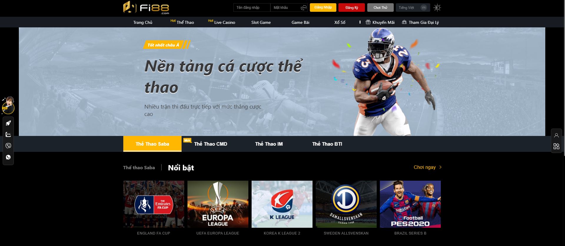 Cá cược thể thao Fi88